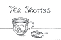 Comic von einer Teetasse mit dem Titel "Tea Stories" - Copyright: Annika Baacke