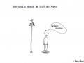 Comicfigur mit der Sprechblase "Einatmen, Ausatmen" - Copyright: Annika Baacke