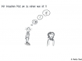 Comicfigur, die realisiert, dass sie verliebt ist - Copyright: Annika Baacke