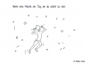 Comicfigur, die tanzt und springt und die Zunge herausstreckt - Copyright: Annika Baacke