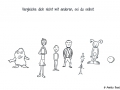 Sieben verschiedene Comiccharaktere nebeneinander - Copyright: Annika Baacke