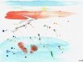 Comicfigur fliegt mit Drachen vor buntem Horizont - Copyright: Annika Baacke