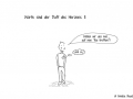 Comicfigur mit der Sprechlase "Wollen wir uns mal auf nen Tee treffen?" und das Herz mit der Denkblase "...und so..." - Copyright: Annika Baacke