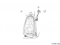 Comicfigur in der Badewanne mit Schaum und Schaumbart - Copyright: Annika Baacke